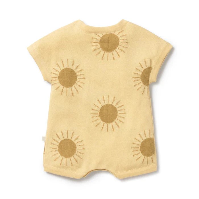 Wilson & Frenchy Sunshine Organic Knitted Growsuit - Aster & Ruby