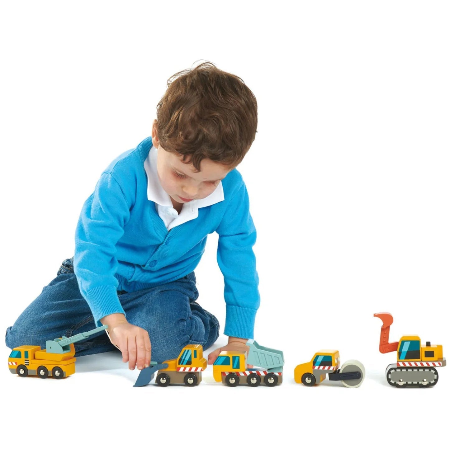 Wooden Construction Car Set – Aster & Ruby