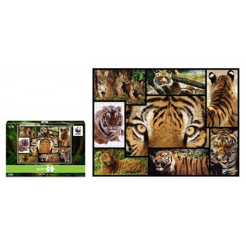 WWF 1000 Piece Puzzle Tigers-Aster & Ruby