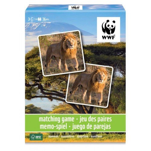 WWF Memory Matching Game Mammals-Aster & Ruby