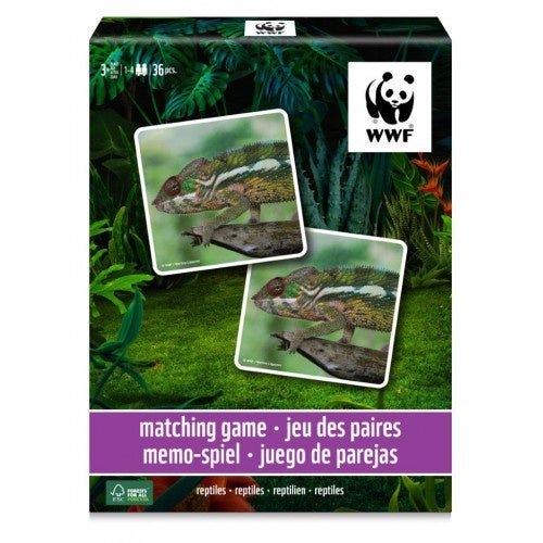 WWF Memory Matching Game Reptiles-Aster & Ruby