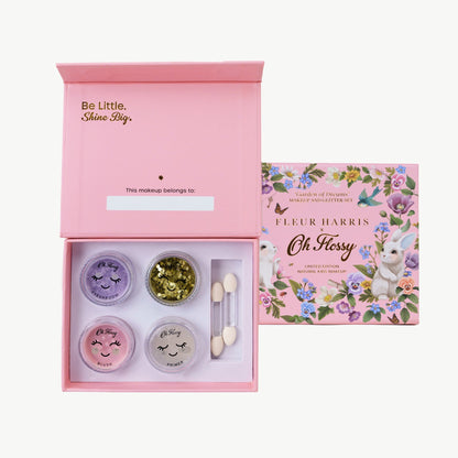 X Fleur Harris Garden of Dreams Mini Makeup & Glitter Set - Aster & Ruby