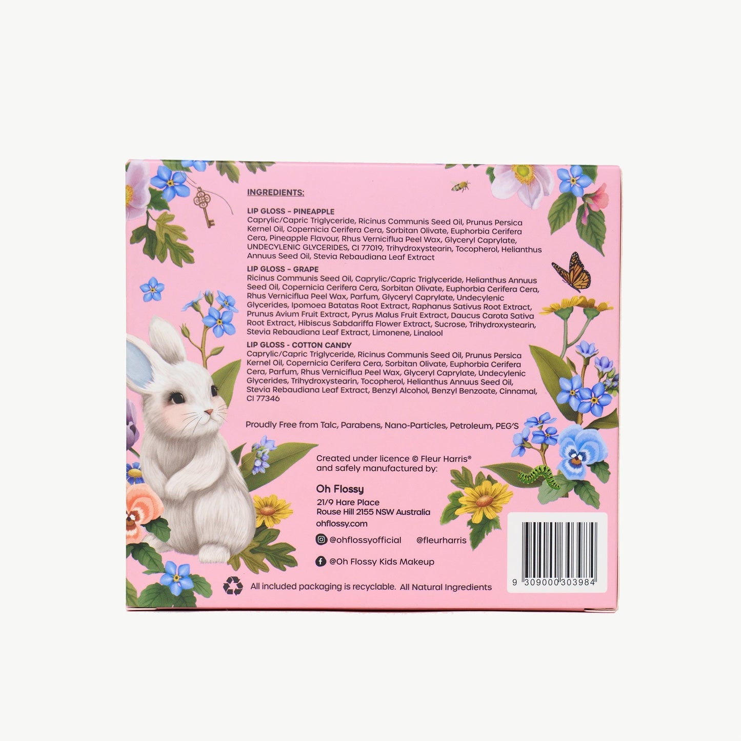 X Fleur Harris Garden of Dreams Natural Lip Gloss Set - Aster & Ruby