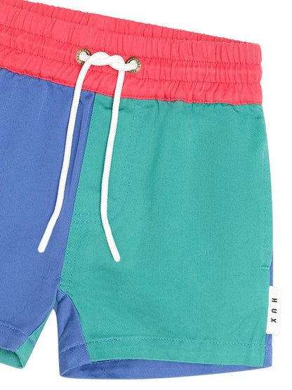 Colour Block Twill Short