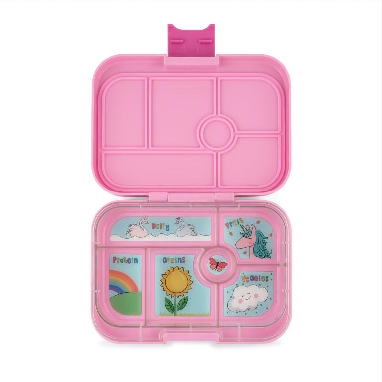 Yumbox Power Pink Original 6 Lunchbox-Aster & Ruby