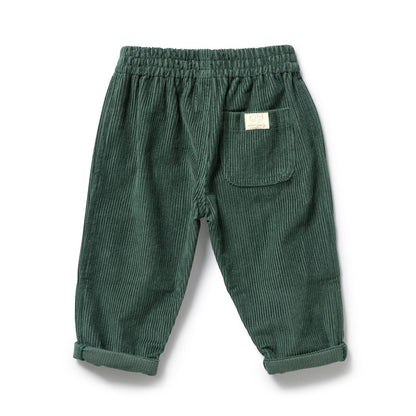 Moss Green Organic Cord Pant