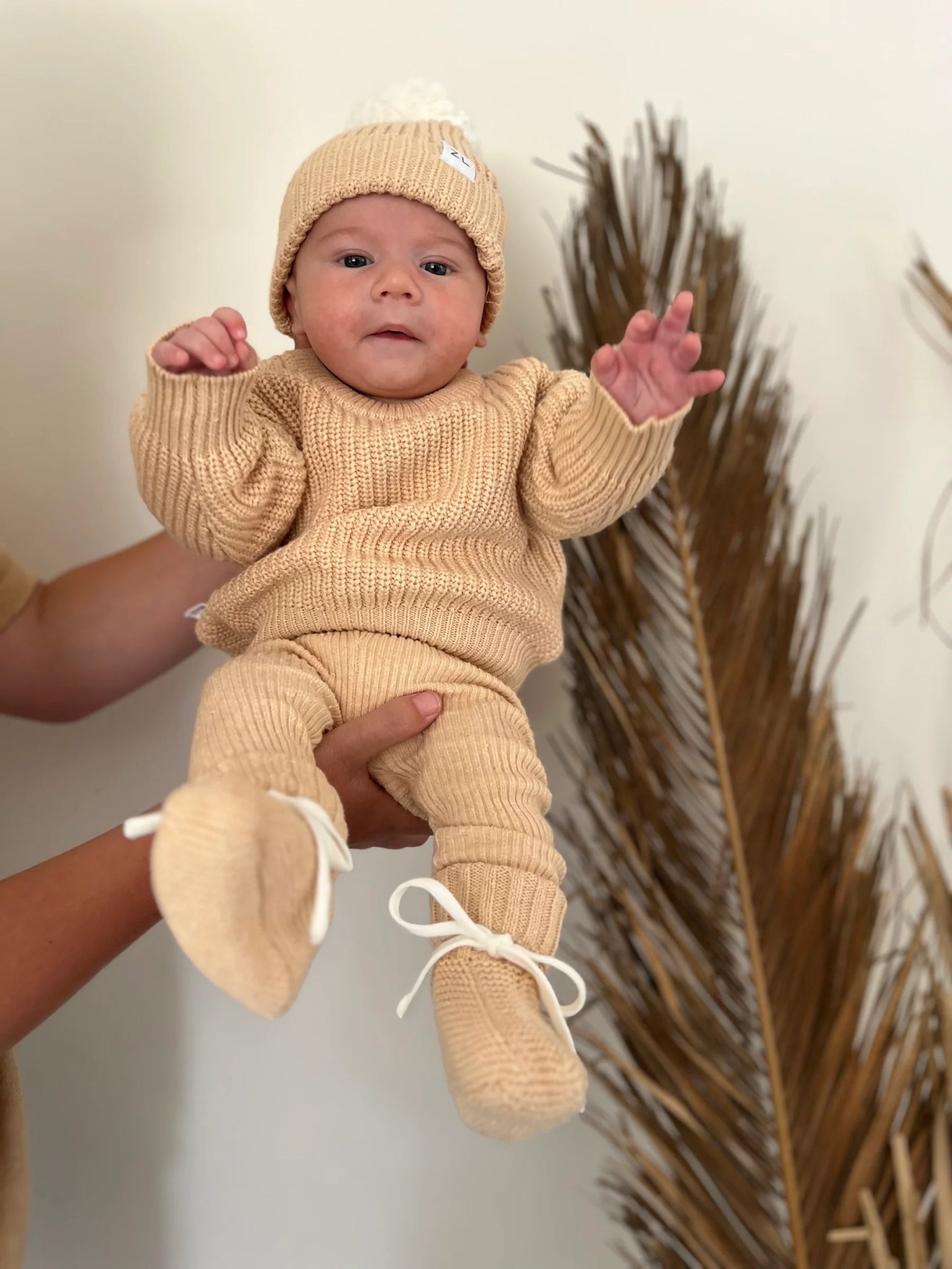 Ziggy Lou Jumper - Sand Fleck - Aster & Ruby