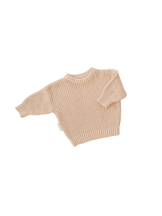 Ziggy Lou Jumper - Sand Fleck - Aster & Ruby