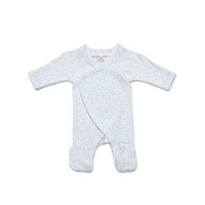 Marquise Premmie Wrap Footed Growsuit Blue