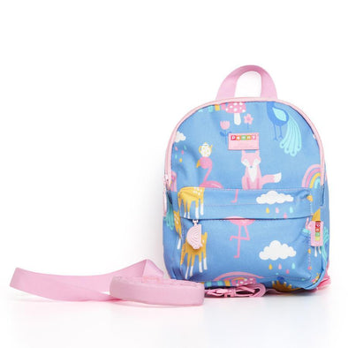 Penny Scallan Mini Backpack With Rein Rainbow Days