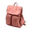 OiOi Faux Leather Nappy Backpack Dusty Rose