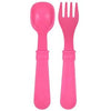 Replay Fork & Spoon Set Bright Pink