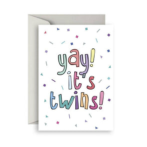 Sprout & Sparrow Greeting Card YAY It's Twins