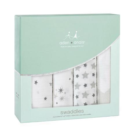 Classic Swaddles 4pk Twinkle