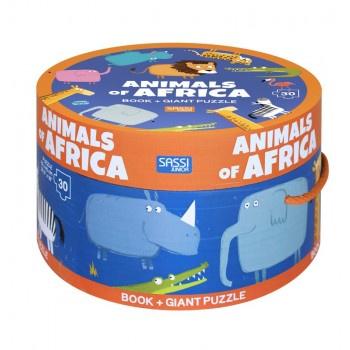 Sassi Animals of Africa Book & Puzzle