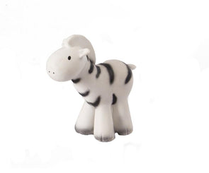 Zebra Rubber Teether & Rattle