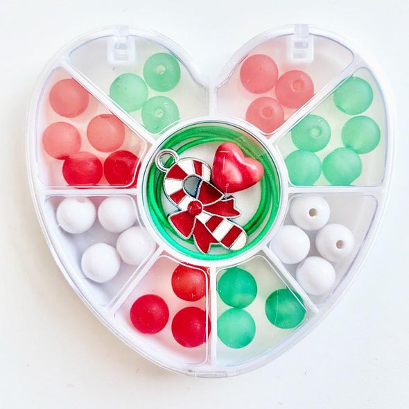 Bobble It Yourself Mini Heart Candy Cane