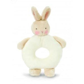 Bunny Ring Rattle White