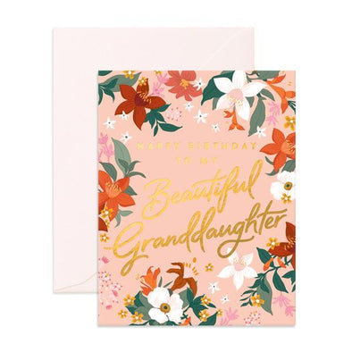 Fox & Fallow Card Beautiful Granddaughter