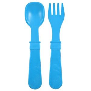 Replay Fork & Spoon Set Sky Blue