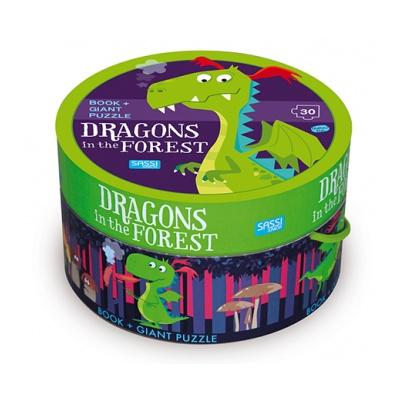 Sassi Dragons In The Forest Book & Puzzle