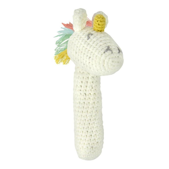 Twinkle Unicorn Crochet Rattle