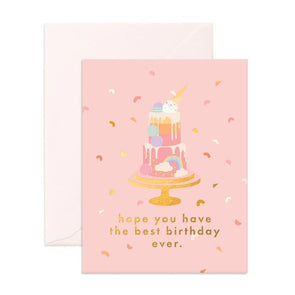 Fox & Fallow Card Best Birthday Cake