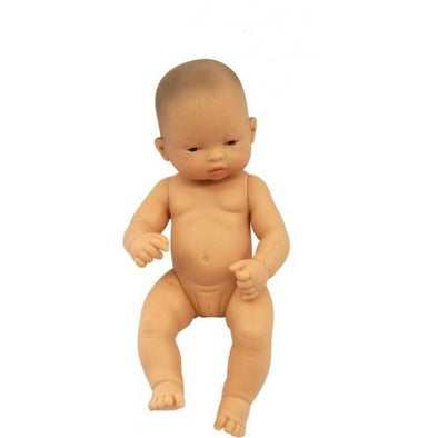 Miniland Anatomically Correct Baby Doll Asian Girl 32cm