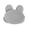 WMBT Bunny Stickie Plate Grey