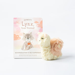 Slumberkins Buttercup Snail Mini & Lynx Intro Book - Self Expression