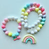 Bobble Bracelet Pastel Rainbow