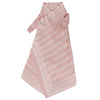 Feathered Lines Shwrap Pink/Ecru