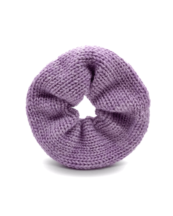 KMELLIA Hand Dyed Oversized Knitted Wool Chouchou Scrunchie