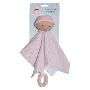 Pink Cherub Baby Comforter