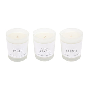 SUNNYLife Scented Candle Pack Byron, Palm Beach & Bronte