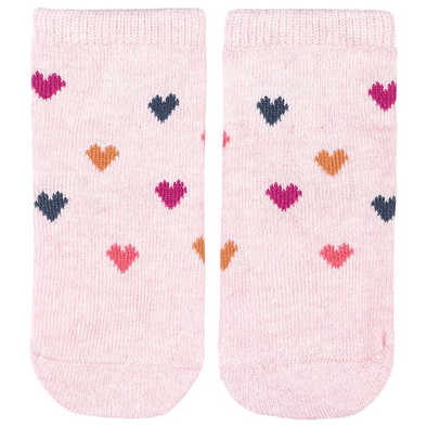 Toshi Organic Baby Socks Jaquard Hearts