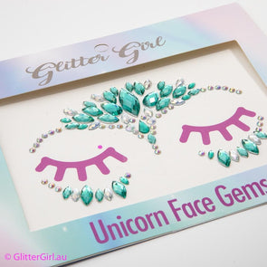Glitter Girl Unicorn Face Gems Dazzle Delight