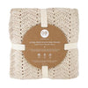 O.B. Designs Crochet Baby Blanket Vanilla