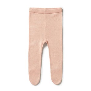 Wilson & Frenchy Knitted Legging With Feet Rose