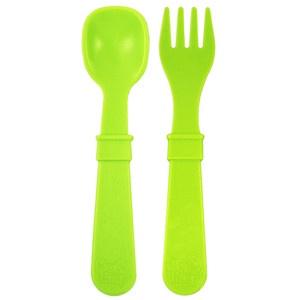 Replay Fork & Spoon Set Green