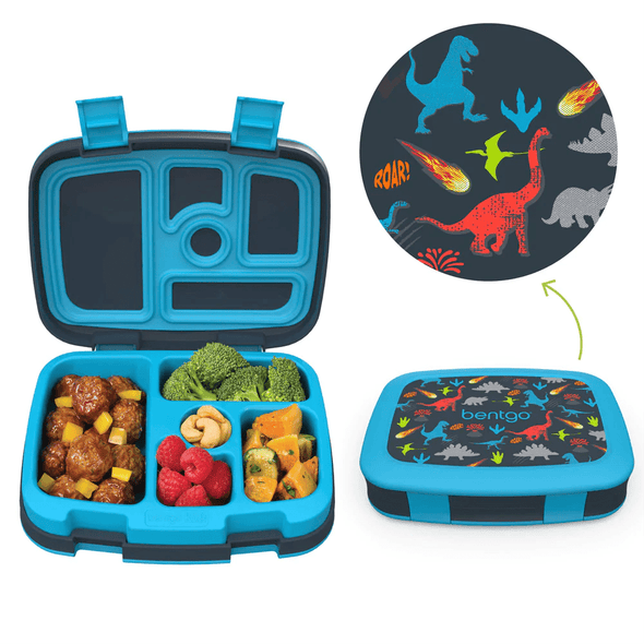 Bentgo Kids Print Bento Lunch Box Dinosaurs