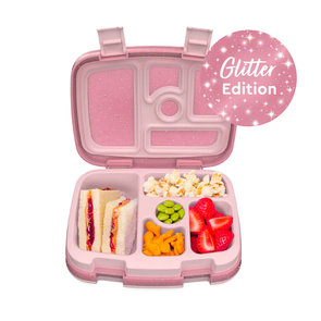 Bentgo Kids Bento Lunch Box Pink Glitter