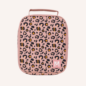 MontiiCo Large Insulated Lunch Bag Blossom Leopard