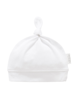 Pure Baby Knot Hat White