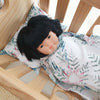 Doll Bedding Set Watercolour Protea