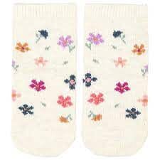 Toshi Organic Baby Socks Jaquard Wild Flowers