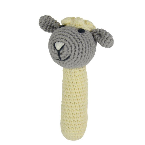 Little Lamb Crochet Rattle
