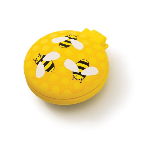 Buzzing Bees Compact Hairbrush Yellow