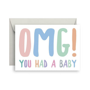 Sprout & Sparrow Greeting Card OMG You Had A Baby