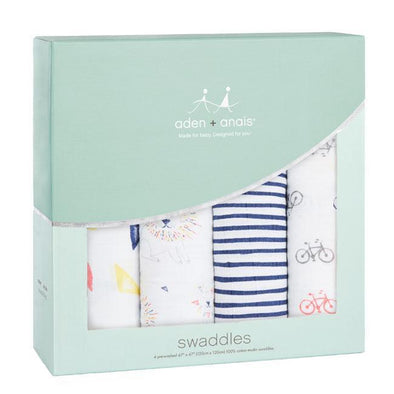 Classic Muslin Swaddles 4pk Leader Of The Pack